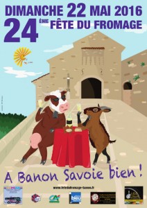 Affiche de l'édition 2016 de la Fête du Fromage